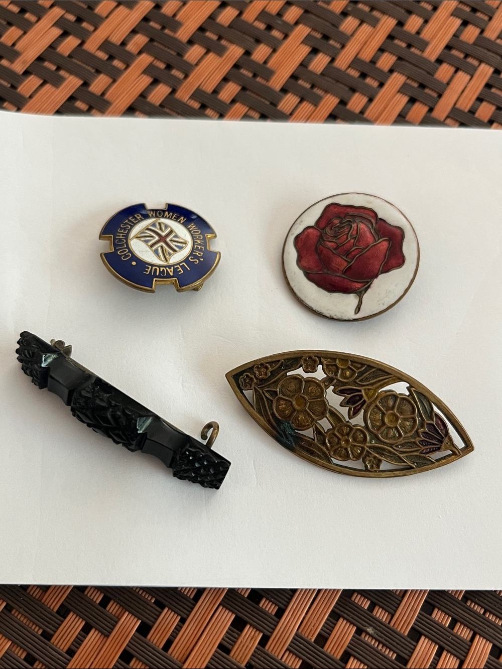 Antique brooches from England circa 1890-1930s